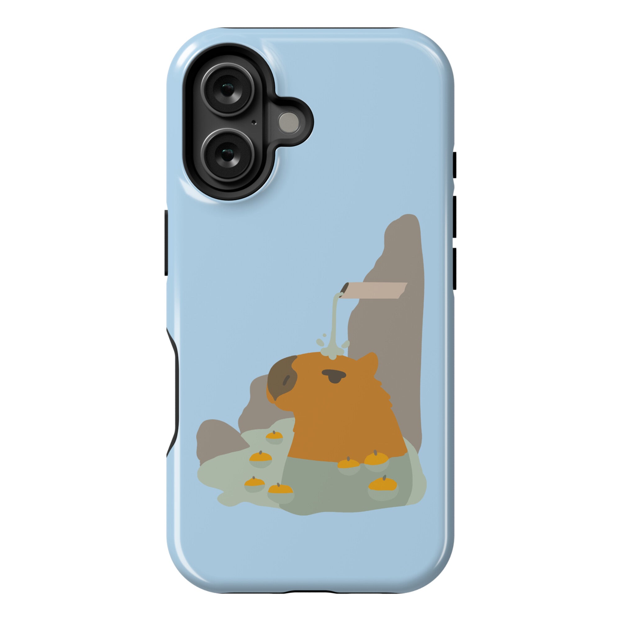 Capybara Hot Spring Phone Case